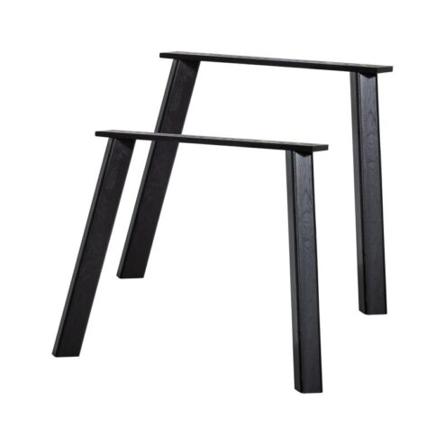 Haarlem 4-standen poot eiken blacknight set van 2