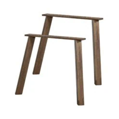 Haarlem 4-standen poot eiken cashmere brown set van 2