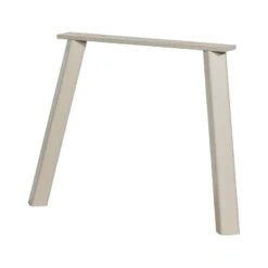 Haarlem 4-standen poot eiken dakargrau set van 2