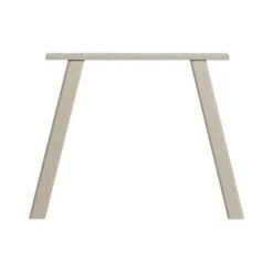 Haarlem 4-standen poot eiken dakargrau set van 2