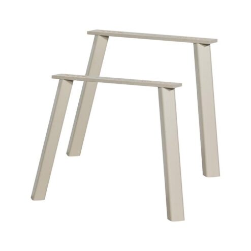 Haarlem 4-standen poot eiken dakargrau set van 2