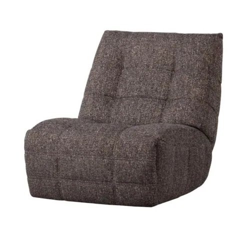 Hein Relaxfauteuil elektrisch antraciet/bruin melange