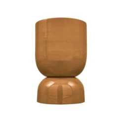 Hekla Bijzettafel metaal oranje 32cm