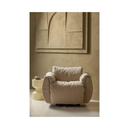 Hidde Bijzettafel metaal geel 30cm