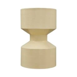 Hidde Bijzettafel metaal geel 30cm