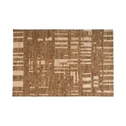 Ian Handgeweven vloerkleed wol/katoen bruin 170x240cm