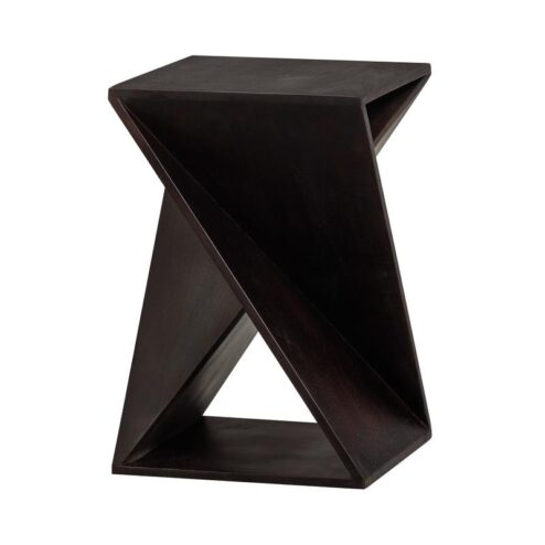 Ikem Bijzettafel acaciahout donkerbruin 41cm