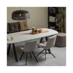 Imme Bankje hout zwart 110cm