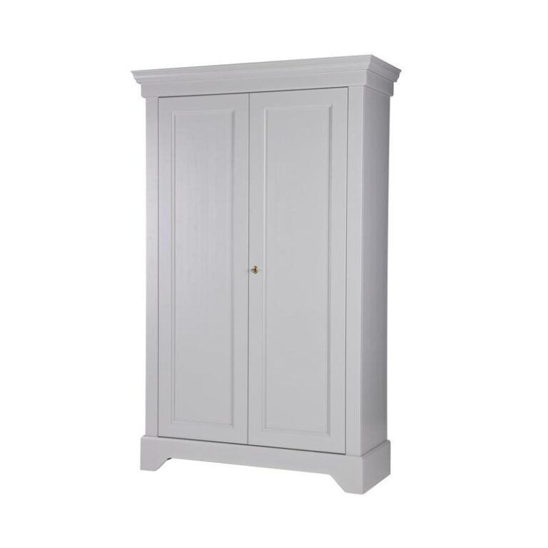 Isabel Brocante kast grenen grijs 118cm