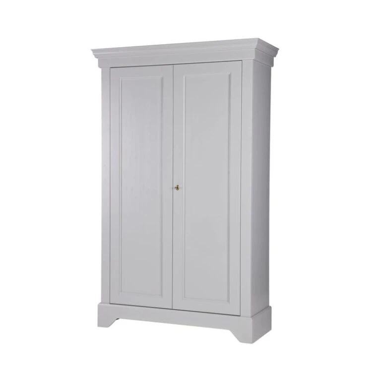 Isabel Brocante kast grenen grijs 118cm