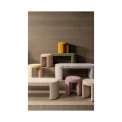 Jacob Gestoffeerd bankje olijfgroen 130cm