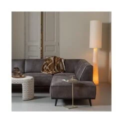 Jacob Gestoffeerd bankje ruit dessin zand 130cm