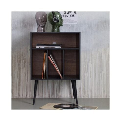 James Kastje zwart/walnoot 60cm