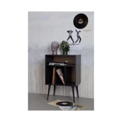 James Kastje zwart/walnoot 60cm