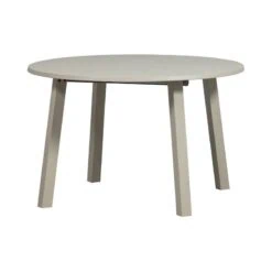 Janne Uitschuifbare eettafel rond eiken dakargrau 120/160/200cm
