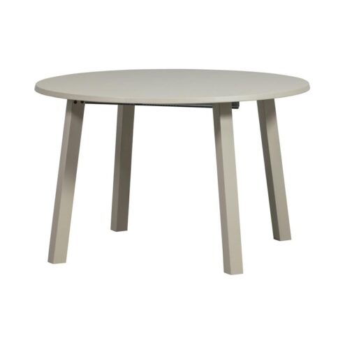 Janne Uitschuifbare eettafel rond eiken dakargrau 120/160/200cm