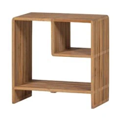 Jasmijn Sidetable recycled teak naturel 55cm