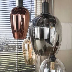 Jenny 7-lichts Hanglamp Meerkleurig glas