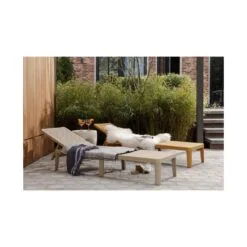 Jinte Tuin ligbed kunststof geel