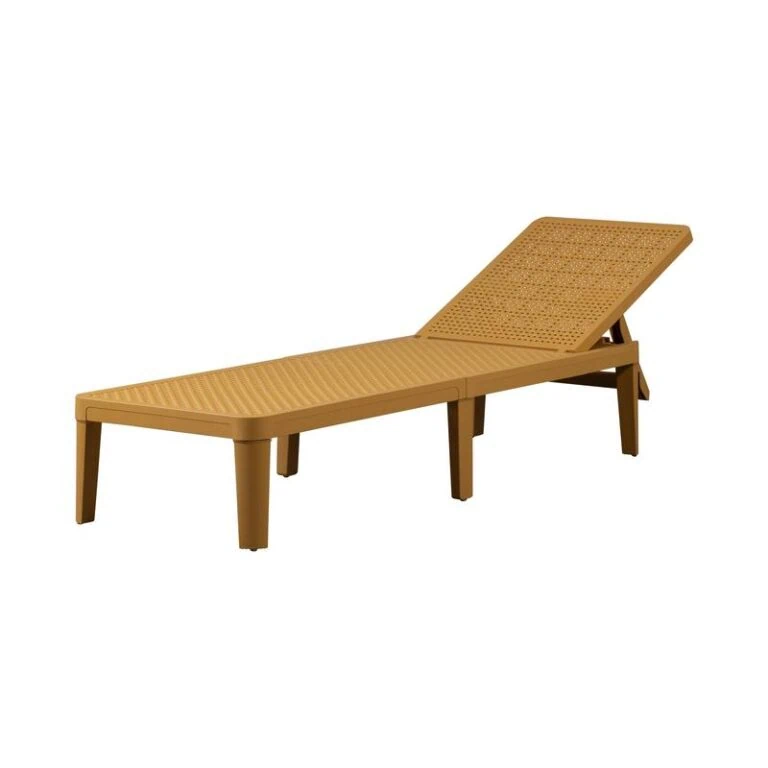 Jinte Tuin ligbed kunststof geel