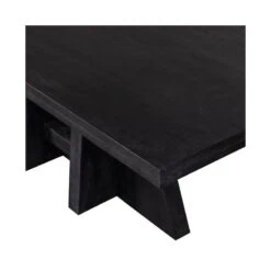 Kean Eettafel met middenpoot mango zwart 220cm