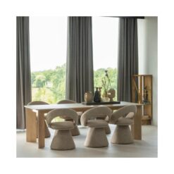 Kella 1-deurs kast mangohout bruin 40cm