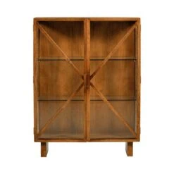 Kella 2-deurs kast mangohout naturel 100cm