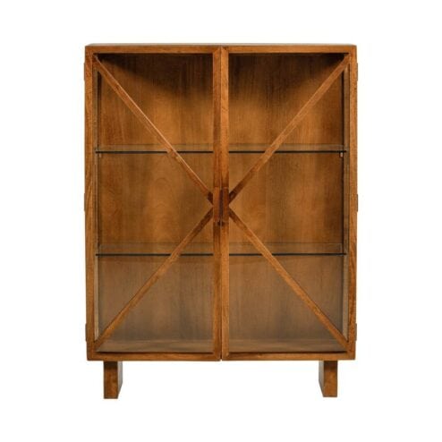 Kella 2-deurs kast mangohout naturel 100cm