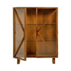 Kella 2-deurs kast mangohout naturel 100cm