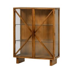 Kella 2-deurs kast mangohout naturel 100cm