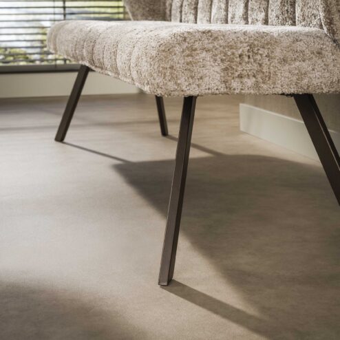 Kelly Eetkamerbank Alura zand-bruin