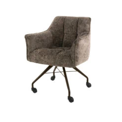 Kelly-Eetkamerstoel-met-wieltjes-Hoven-taupe-bruin-8