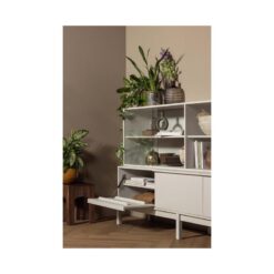 Klink Opzetkast grenen grijs 200cm