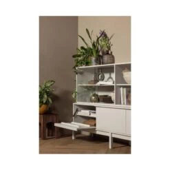 Klink Opzetkast grenen grijs 200cm