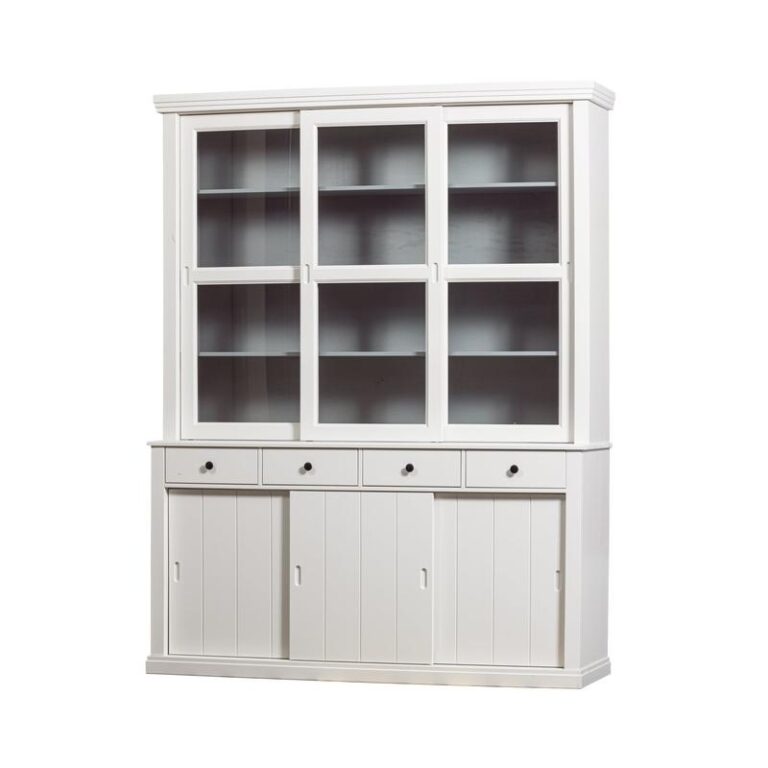 Lagos Buffetkast grenen wit 166cm