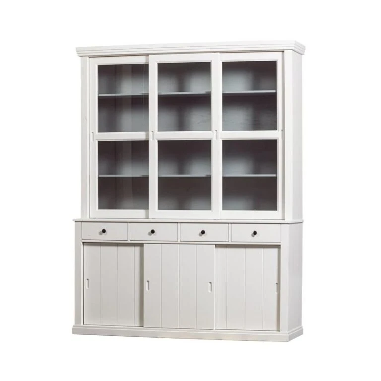 Lagos Buffetkast grenen wit 166cm