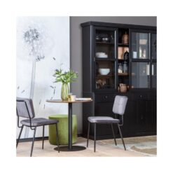 Lagos Buffetkast grenen zwart 166cm