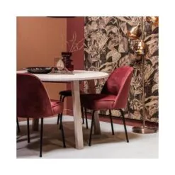 Lange Jan Uitschuifbare eettafel rond eiken sydney 120/160/200cm