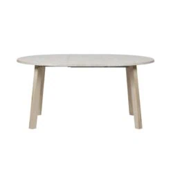 Lange Jan Uitschuifbare eettafel rond eiken sydney 120/160/200cm