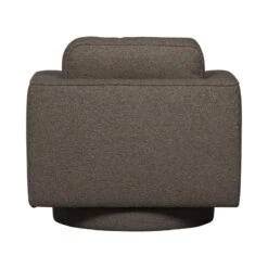 Lazy Draaifauteuil bouclé antraciet