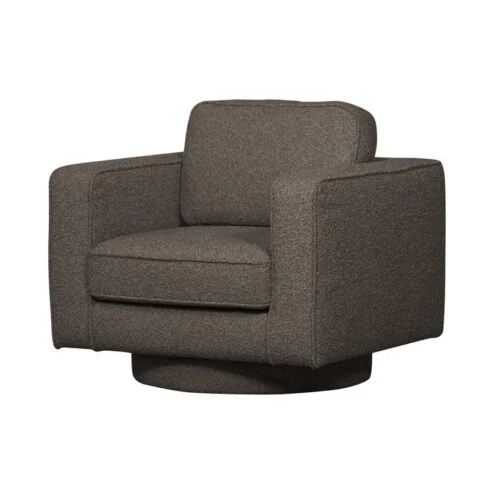 Lazy Draaifauteuil bouclƩ antraciet