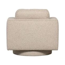 Lazy Draaifauteuil bouclé naturel