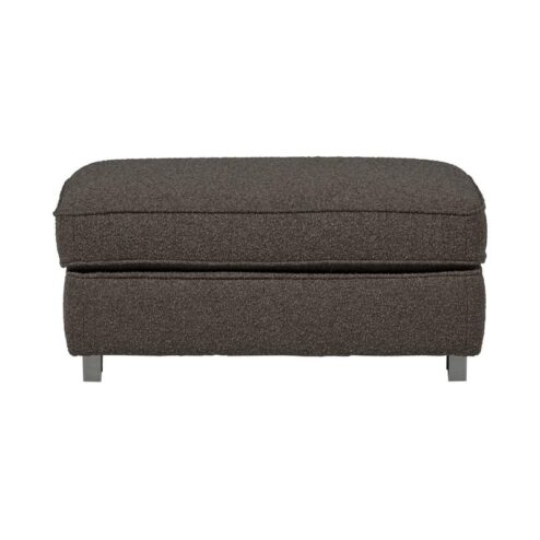 Lazy Hocker bouclé antraciet