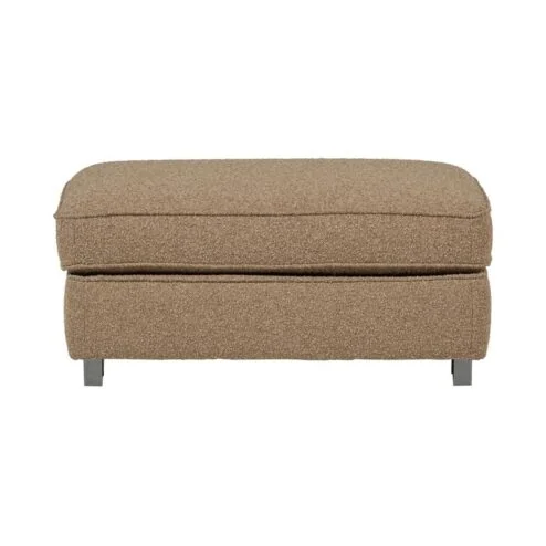 Lazy Hocker bouclé bruin