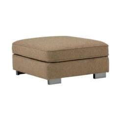 Lazy Hocker bouclé bruin