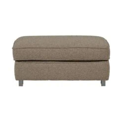 Lazy Hocker bouclé zand