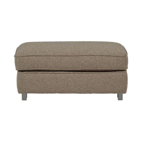 Lazy Hocker bouclé zand