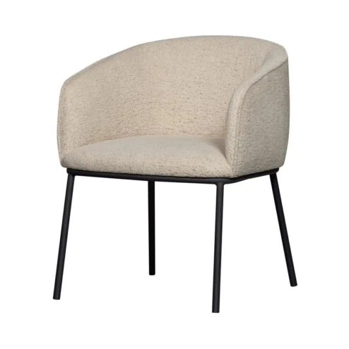 Leon Eetkamerstoel bouclƩ naturel melange