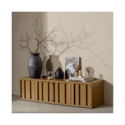 Level Tv meubel metaal honinggeel 160cm