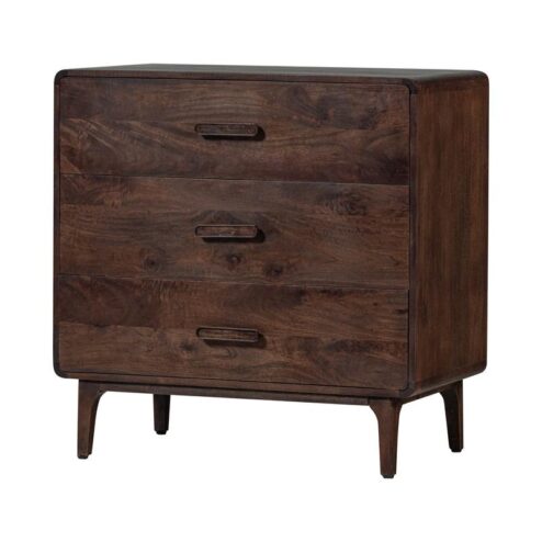 Liya Ladekast mangohout donkerbruin 90cm